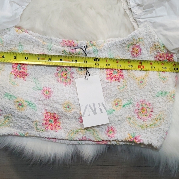 NWT Zara poplin crop top - Picture 7 of 8